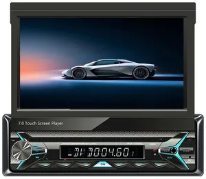 Đài Phát Thanh Xe Hơi Android 1din Có Thể Thu Vào Màn Hình Cảm Ứng 7 Inch Đài Phát Thanh Ô Tô Gps Wifi Máy Nghe Nhạc Mp5 Xe Hơi Có <span class=keywords><strong>Camera</strong></span> Sau - Product Image 2