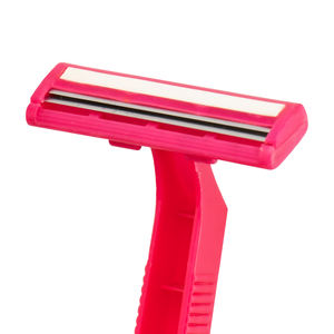 Maquinilla de Afeitar Desechable de Doble Hoja de Acero Inoxidable para Mujer, Suministro de Fábrica, Popular en Tik Tok y <span class=keywords><strong>Shopee</strong></span> - Product Image 3