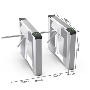 डबल मोटर जिम पूर्ण स्वचालित ट्राइपॉड टर्नस्टाइल का गेट एक्सेस कंट्रोल - Product Image 6