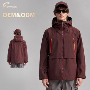 Chaquetas de invierno personalizadas con cremallera, cálidas, impermeables, con capucha, para deportes al aire libre, camping, a prueba de viento, con técnicas de impresión. - Product Image 1