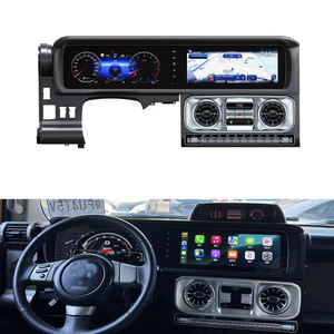 Upsztec Double écran 4+64G pour Toyota Land Cruiser <span class=keywords><strong>FJ</strong></span> Navigation GPS Autoradio Lecteur multimédia Carplay Auto - Product Image 1