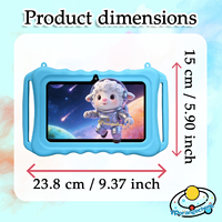 YPORANGE Tablet Anak 7-Inci Android 12 MTK Quad Core Wi-Fi Mainan Edukasi Baru dengan Layar 1024x600 dan Kamera 0.3MP+2MP