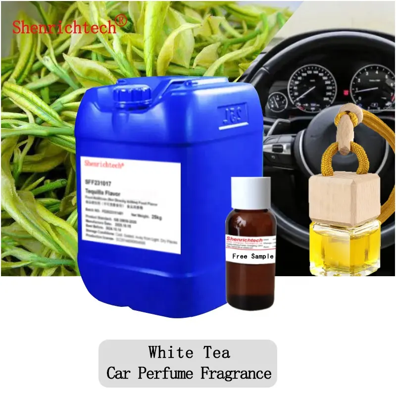 Chá branco de alto nível carro perfume fragrância óleo para aromaterapia pomada fazendo com amostra grátis