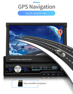 Reproductor MP5 Estéreo para Auto con Pantalla Táctil HD Universal de <span class=keywords><strong>7</strong></span> Pulgadas con Apple CarPlay, Android Auto, Mirror Link y Soporte para Wi-Fi - Product Image 3