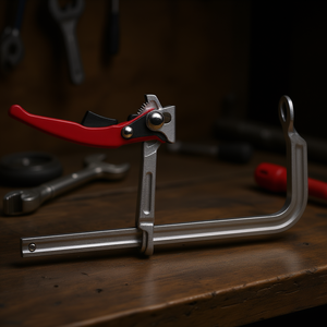 Pince en acier trempé Fervi pour mécaniciens, largeur de mâchoire 100 mm, usage intensif en atelier - Product Image 3