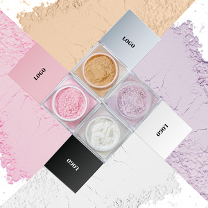 Custom 15g Pink Mineral <strong>Loose</strong> Face Highlighter Setting <strong>Powder</strong> Oil-Control Translucent SPF Light Weight Makeup With Matte Finish - Product Image 5