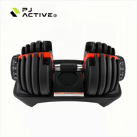Ensemble d'haltères réglables à 15 positions, 24 kg / 525 lb - Musculation, fitness, haltérophilie, durable