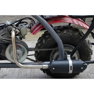 ท่อเก็บเสียงท่อไอเสียสำหรับ coleman BT200X CT200U อดีต196cc 212cc นักล่าที่เข้ากันได้กับรถโกคาร์ท224cc เครื่องยนต์ฮอนด้า GX160 GX200 - Product Image 5
