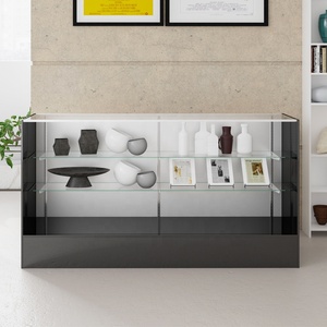 Nhà sản xuất bán buôn 6 chân kinh tế thêm tầm nhìn bằng gỗ truy cập Showcase Full Vision Glass hiển thị trường hợp cho các cửa hàng bán lẻ - Product Image 4