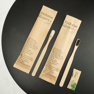 Spazzolino da Denti Ecologico in Bambù con Custodia in Carta Kraft Biodegradabile - Set da Viaggio Portatile per <span class=keywords><strong>Hotel</strong></span> - Product Image 3