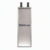 Baterai Lithium Ion Pouch SiCore NMC Amprius SA02 11.25Ah 3.5V 39.38Wh 33A Kontinu 55A Pulsa untuk Drone, Penerbangan, dan eMobilitas