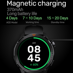 Reloj Inteligente GPS MG04 para Exteriores, Llamadas por Bluetooth, Resistente al Agua 3ATM, Pantalla AMOLED de 1.43 Pulgadas, Monitor de Actividad Física y Deportiva - Product Image 5