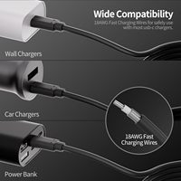 Para Starlink Mini Power USB Tipo C Cable con cable de extensión de CC Compatible con Starlink