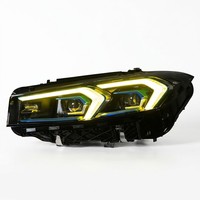 Pour BMW Série 3 G20/G28 2020-2024 LCI : Ensemble de phares LED laser avec sourcil bleu DRL, projecteur modifié, mise à niveau Plug and Play