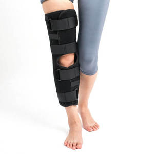 Immobilizzatore per <span class=keywords><strong>Ginocchio</strong></span> Antiscivolo HKJD con Design ad Apertura Rotulare per la Cura di Distorsioni Ligamentali e Dislocazioni Articolari - Product Image 5