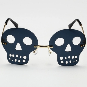 2025 nuovo Halloween Frameless Skeleton divertenti occhiali da sole Party Dance Cross Border Hip Hop occhiali da sole per gli uomini e le donne - Product Image 4