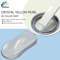 Peinture de rénovation automobile en acrylique jaune nacré cristal résistante aux rayures, revêtement liquide en spray résistant aux intempéries pour voiture Charm MK-X--04