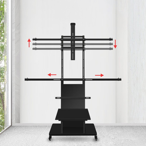 Niente proiettore metallo piano Tv Stand regolazione altezza proiettore accessori schermo per proiettore TV schermo proiettore - Product Image 5