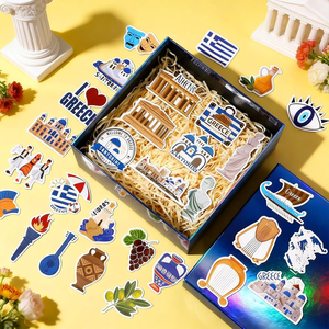 Wholesale Cute <b>Pattern</b> Color Printing Reusable Adhesion Strong Magnet Cartoon Sticker <b>Paper</b> Fridge Magnet for Home Decoration - Product Image 2