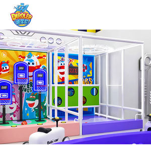 Trendy Kleine Speeltoestellen Binnenshuis Zacht Speelhuis Met Klimglijbaan En Ballenbak Kinderentertainment Speelset - Product Image 1