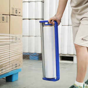 เครื่องพันฟิล์มพาเลทแบบพกพาพร้อมที่จ่ายฟิล์ม จัดส่งเร็ว - Product Image 1
