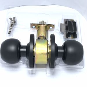 Cerraduras de Alta Calidad para Construcción y Bienes Raíces, Cerraduras Esféricas de Acero Inoxidable con 3 Llaves, Palanca Cuadrada, Botón Redondo - Product Image 6