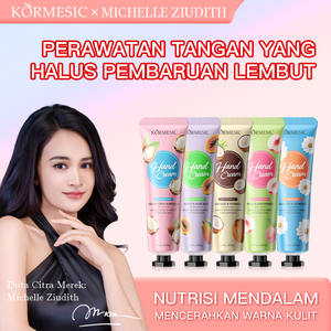ครีมทามือ KORMESIC ได้รับการรับรองจาก Bpom ขนาด 30 กรัม ผลิตจากส่วนผสมจากผลไม้ ช่วยบำรุงผิว ชุ่มชื้น สำหรับผิวแห้ง มีกลิ่นหอมของผลไม้ - Product Image 2