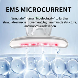 Masajeador de cuello con terapia de luz de bajo precio, instrumento eléctrico de belleza para la piel, masaje Facial antiarrugas antienvejecimiento 12000HZ - Product Image 6