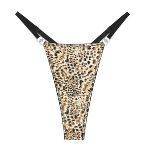 Ropa Interior Femenina Sexy, Cómoda y Transpirable, de Una Pieza, Sin Costuras, de Alta Calidad, con Lazo de Pedrería, Cintura Delgada, Diseño de Cebra - Product Image 6