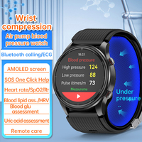 Jam Tangan Pintar Tahan Air Mewah Pengatur Suhu Terbaru 2022 Android Sport Smart Watch untuk Pria