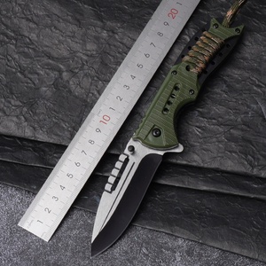 Cuchillo de Bolsillo Plegable Green Forest HK Personalizable de Grado OEM para Camping, Hoja de Acero Inoxidable 3CR13 Afilada como una Navaja, Mango de ABS con Acabado de Madera - Product Image 6