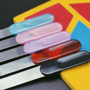 Limes à ongles double face 80/80 grains en acier inoxydable, outils de nail art, directement de l'usine, en stock ! - Product Image 2