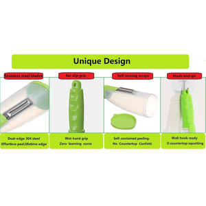 Creative Multi-Functional Eco-Friendly Household <b>Storage</b> Accessories Stainless Steel Plastic <b>Vegetable</b> Choppers Kitchen Tool - Product Image 2
