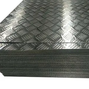 แผ่นอลูมิเนียม 5754 แผ่นกันลื่น โลหะผสม 1100 แผ่นอลูมิเนียมลายตาราง - Product Image 1