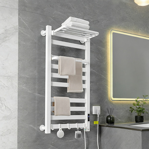 Scaldasalviette Elettrico in Fibra di Carbonio Senza Foratura, Scaldasalviette Intelligente <span class=keywords><strong>per</strong></span> <span class=keywords><strong>Bagno</strong></span> con Temperatura Costante, Scaldasalviette Riscaldante Senza Foratura - Product Image 1
