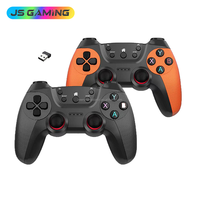 Control de Juego Inalámbrico Dual JSgaming de 2.4GHz con Diseño Personalizado, Compatible con Android USB para TV, Computadora, Dos Jugadores