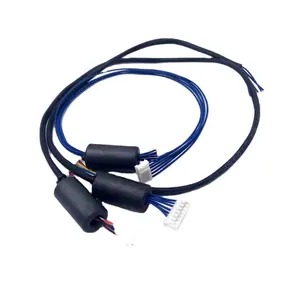 OEM ODM High Quality Custom Wire Harness JST XH PH ZH cables with Magnetic Ring ferrite magnet cable
