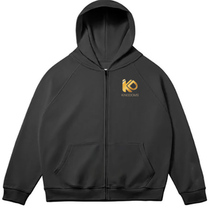 제조 청소년 회색과 흰색 2 색 100% 면 힙합 스타일 후드 후드 후드 - Product Image 5