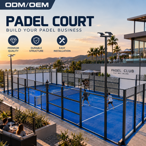 Cancha de Pádel Super Panorámica WPT FIP, Vidrio Templado de 12 mm, Acero Galvanizado, Personalizable OEM, Interior/Exterior - Product Image 3