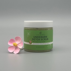 Exfoliante Corporal de Té Verde Menta Personalizado, Exfoliante de Árbol de Té para Axilas, Iluminador, Detox, 100% Vegano, Cruelty Free - Product Image 4