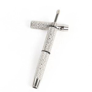 Eyeglass Screwdriver <b>Mini</b> Knurled Flat Head Bit Repair Tool For Nose Pad Adjustment And Eyewear Maintenance - Product Image 1