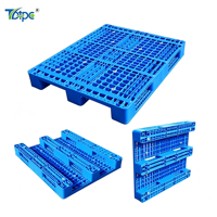 Palette plate robuste à empilage rapide avec entrée 4 voies pour chariot élévateur, idéale pour l'entreposage industriel – Offre Spéciale