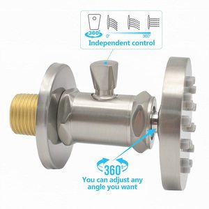 Набор для душа из матового никеля с регулируемым потоком, 4 шт. - Product Image 6