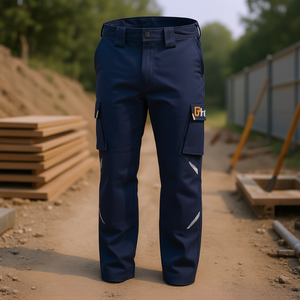 Pantalones de Trabajo Ttake Estilo Cargo, Talla XL, Color Negro - Product Image 3