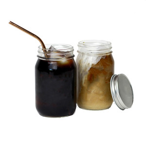 Trung Quốc Nhà sản xuất nắp tre <span class=keywords><strong>Mason</strong></span> <span class=keywords><strong>Jar</strong></span> <span class=keywords><strong>Set</strong></span> với ánh sáng màu xanh lọ, 450ml công suất và xử lý - Product Image 1