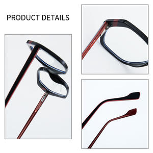 Tr87193 Montura de gafas Cat Eye Tr90, montura completa, protección contra luz azul, diseño cuadrilateral unisex para uso diario - Product Image 5