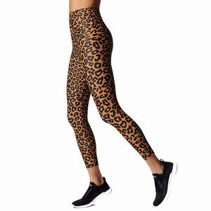 Custom Design Brazilian <strong>Leggings</strong> Wholesale <strong>Leopard</strong> <strong>Printing</strong> High Waisted Workout <strong>Leggings</strong> - Product Image 2