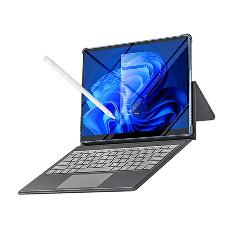 T11 планшетный ноутбук 2 в 1 HD 2K сенсорный экран 11 дюймов Intel Celeron N5100 8/12 Гб ОЗУ + 256/512 Гб SSD офис обучения Win 11 шт.