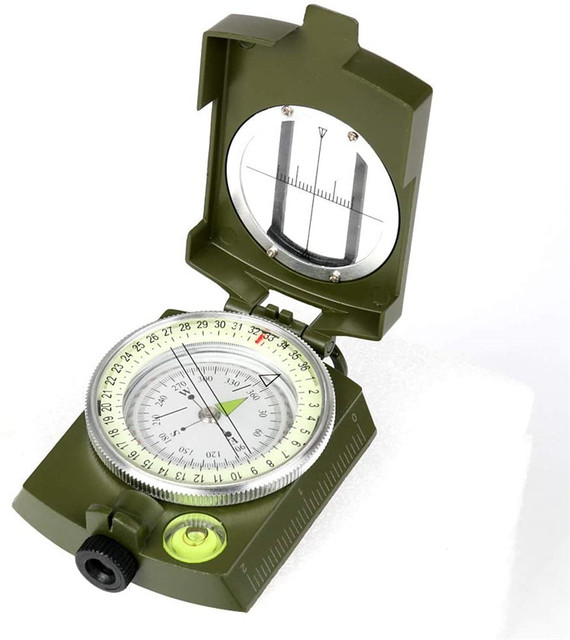 Wholesale Survival Camping Prismatic Compass Multifunctional Compass Brunton Compass