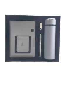 Cuaderno de bolsillo móvil personalizado, juegos de regalos corporativos 2 3 4 en 1, promoción de oficina, agenda de papelería de cuero PU reciclado ecológico - Product Image 4